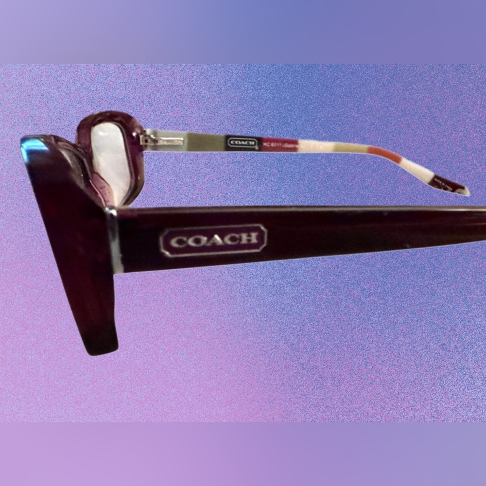 Coach HC 6011 (Gabrielle) Frames in Purple with Signature Coach Clamshell Case - Picture 4 of 16
